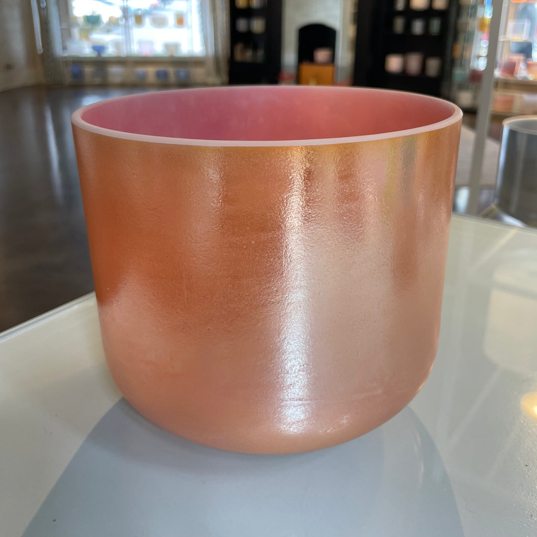 7" A#+35 Laughing Buddha, Pink Ocean Gold (inside) 82616 Crystal Tones®