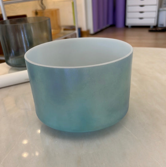7" G+5 Ocean gold, Lemon Angel Gold, white light angel gold (inside) 110701 Crystal Tones® Alchemy Crystal Singing Bowl