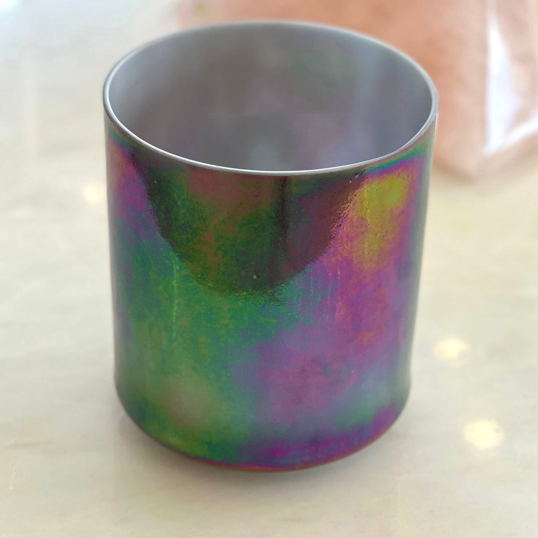 7" D#+5 Sugilite, Platinum, White Light Angel Gold (inside) 110639 Crystal Tones®