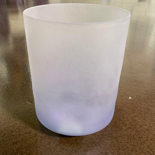 6" E+5 Androgynous Indium (inside Base) Frosted 113031 Crystal Tones® Alchemy Crystal Singing Bowl