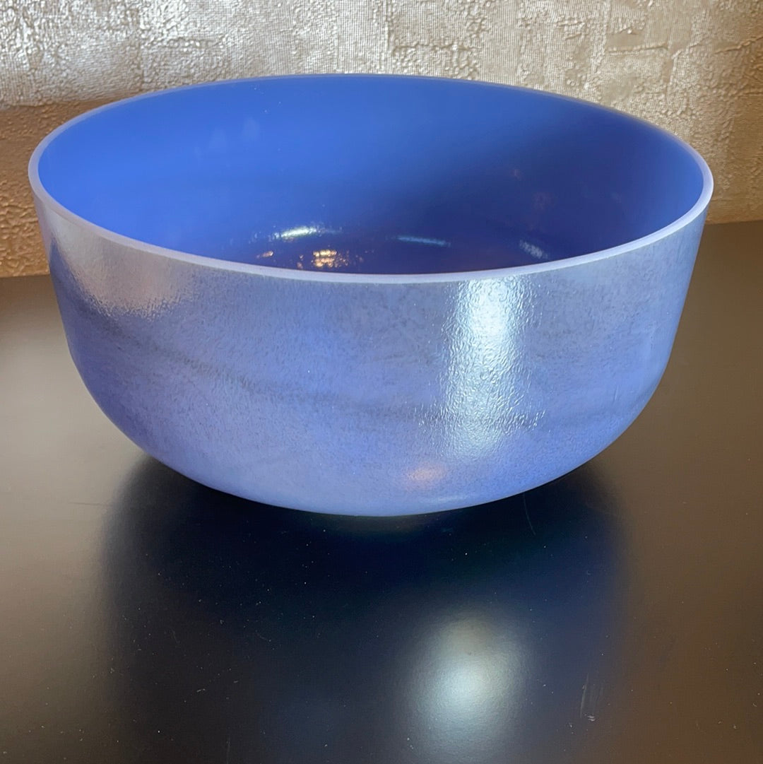 12" A#-30 Egyptian Blue, Palladium 99962 Crystal Tones® Alchemy Crystal Singing Bowl