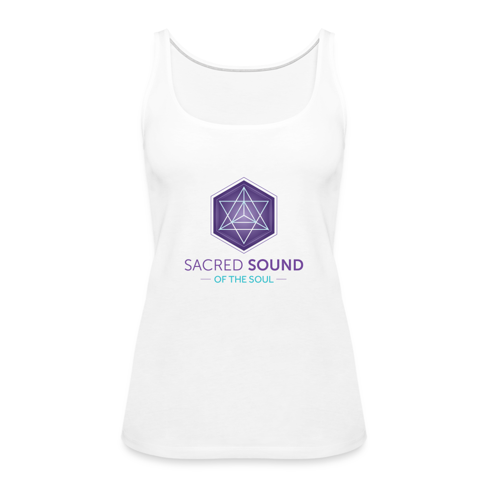 Women’s Premium Tank Top - white