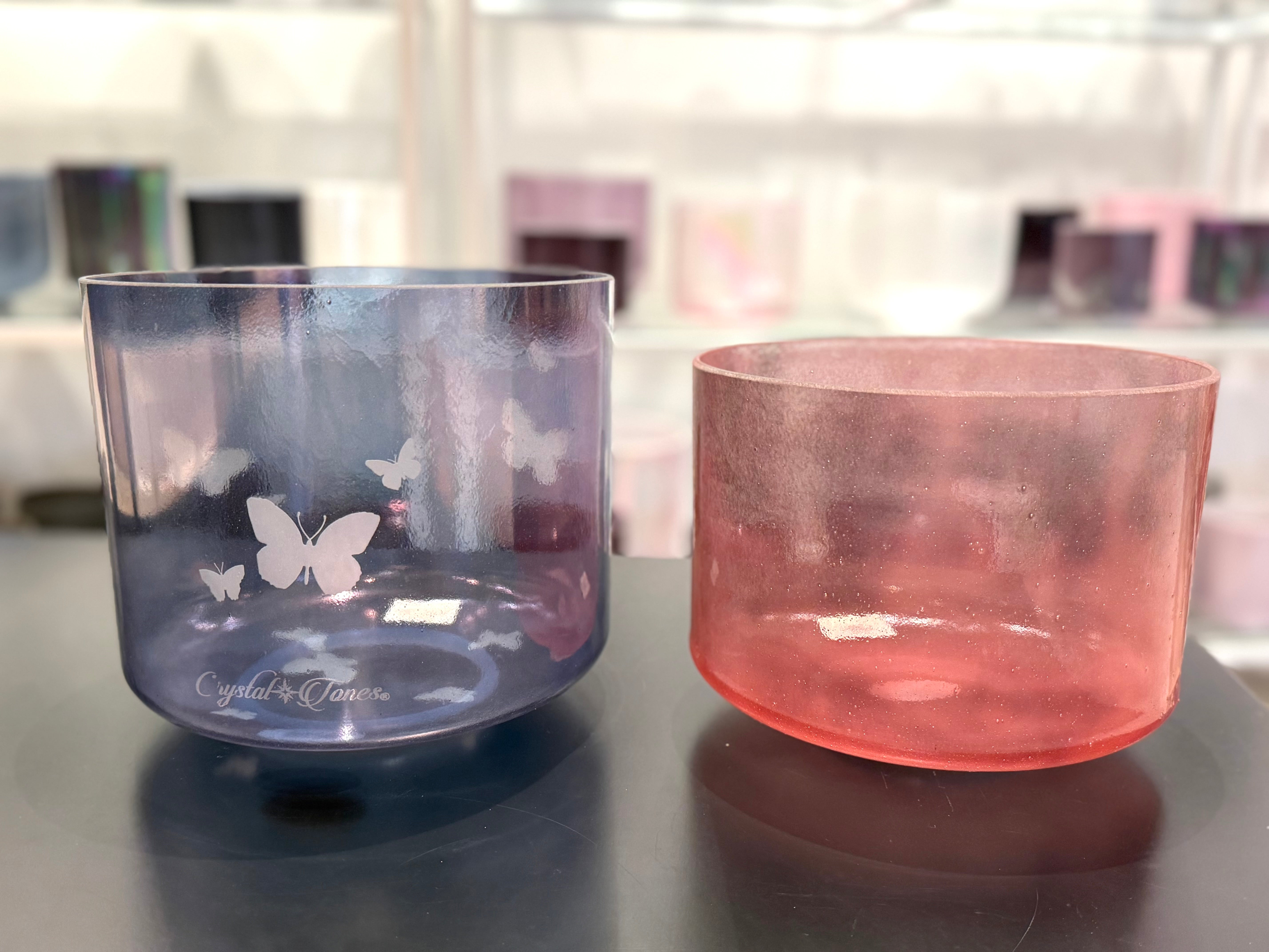 Lovebirds ~ The Loving Pair Crystal Tones Alchemy Singing Bowls - Sacred Sound of the Soul