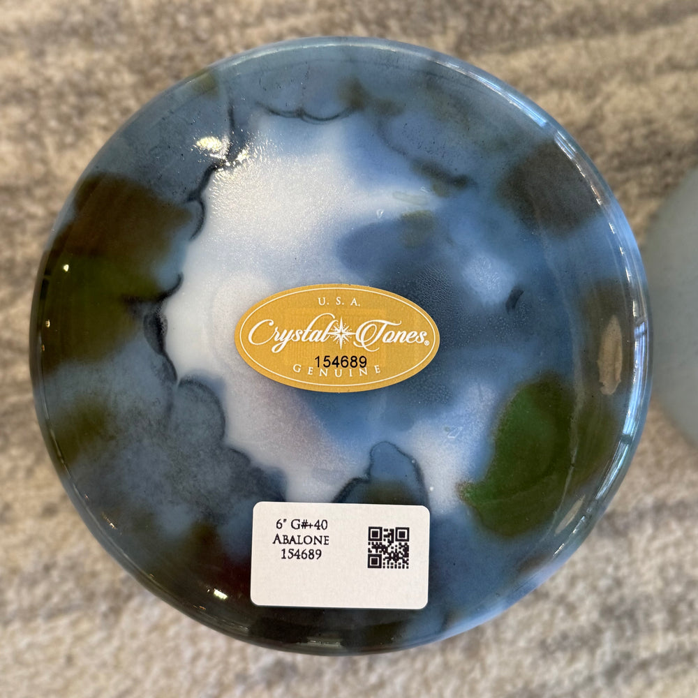 6" G#+40 Abalone 154689 Crystal Tones® Alchemy Crystal Singing Bowl