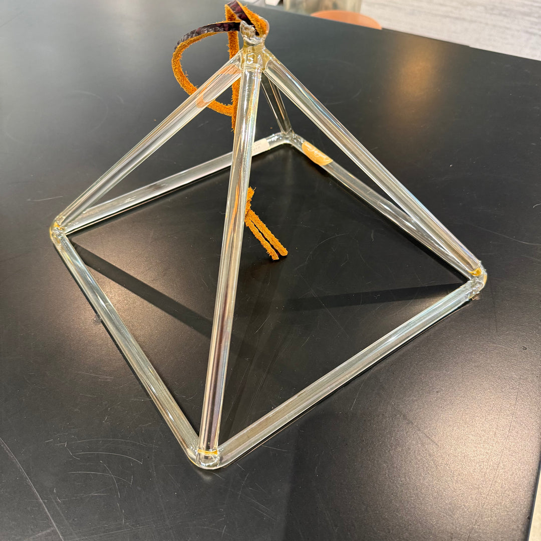 11" A-15 Lemon Aura Gold Pyramid 150765 Crystal Tones®
