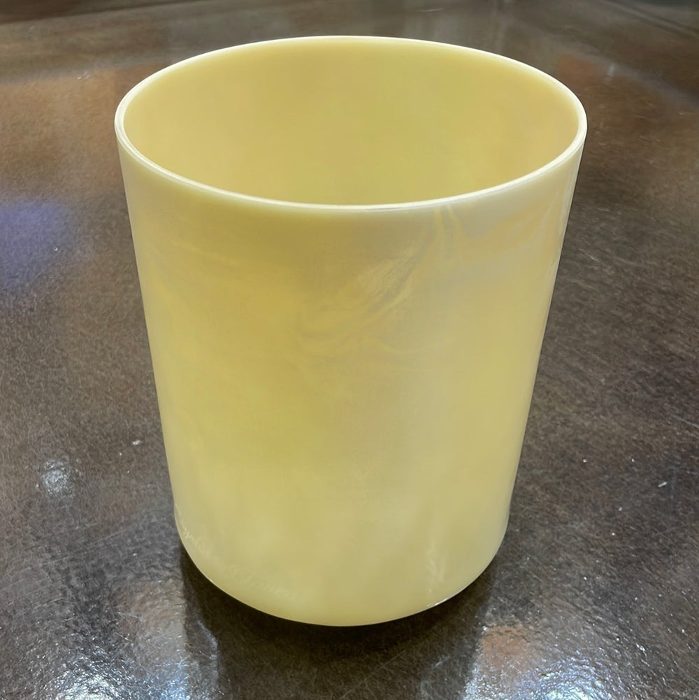 6" D#+30 White Alchemy Gold Bowl 129579 Crystal Tones® Alchemy Crystal Singing Bowl