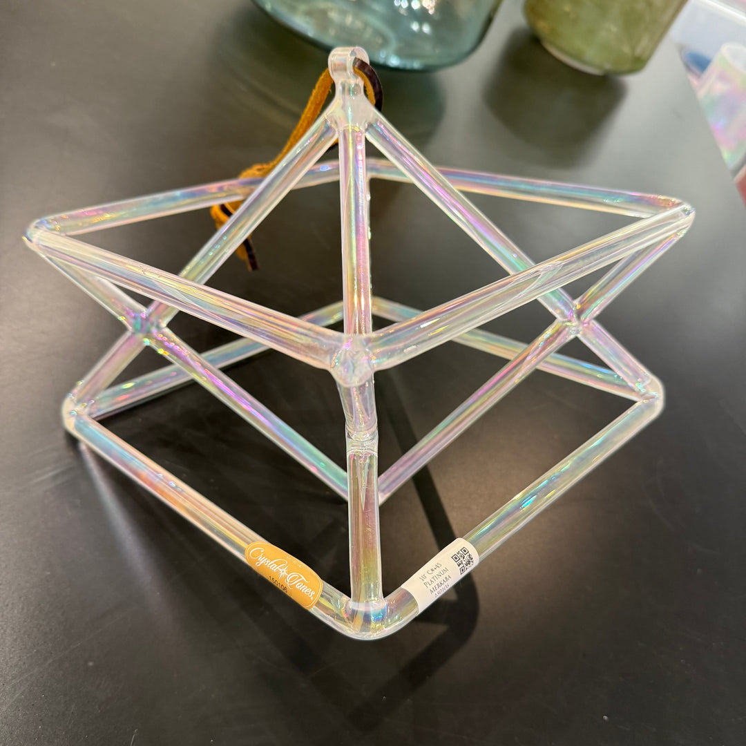 10" C#+45 Platinum Merkaba 150106 Crystal Tones®