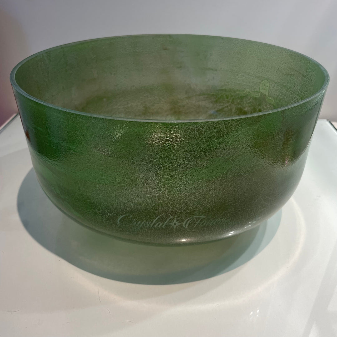 12" B+45 Peridot Bowl 133061 Crystal Tones®