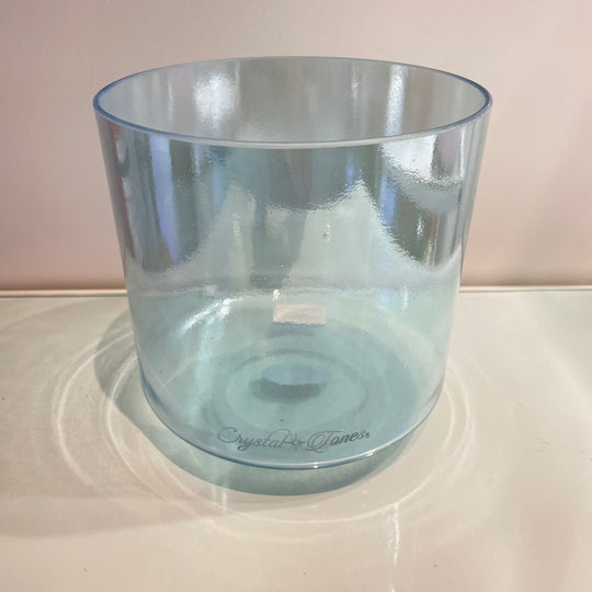 8" D+15 Aqua Aura Gold Bowl 132466 Crystal Tones®