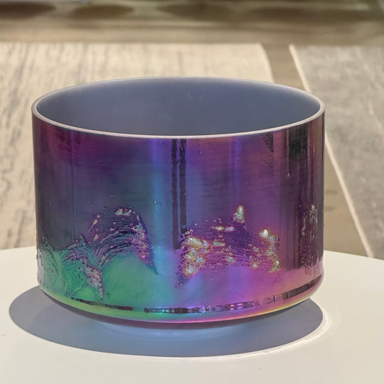 9" C#0 Anchi, Platinum 144634 Crystal Tones® Alchemy Crystal Singing Bowl