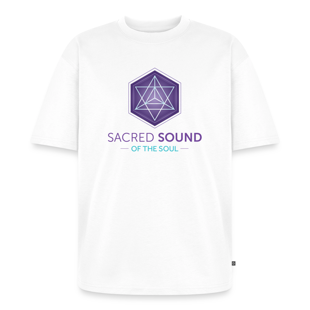 SSS Logo Unisex Premium Organic T-Shirt - white