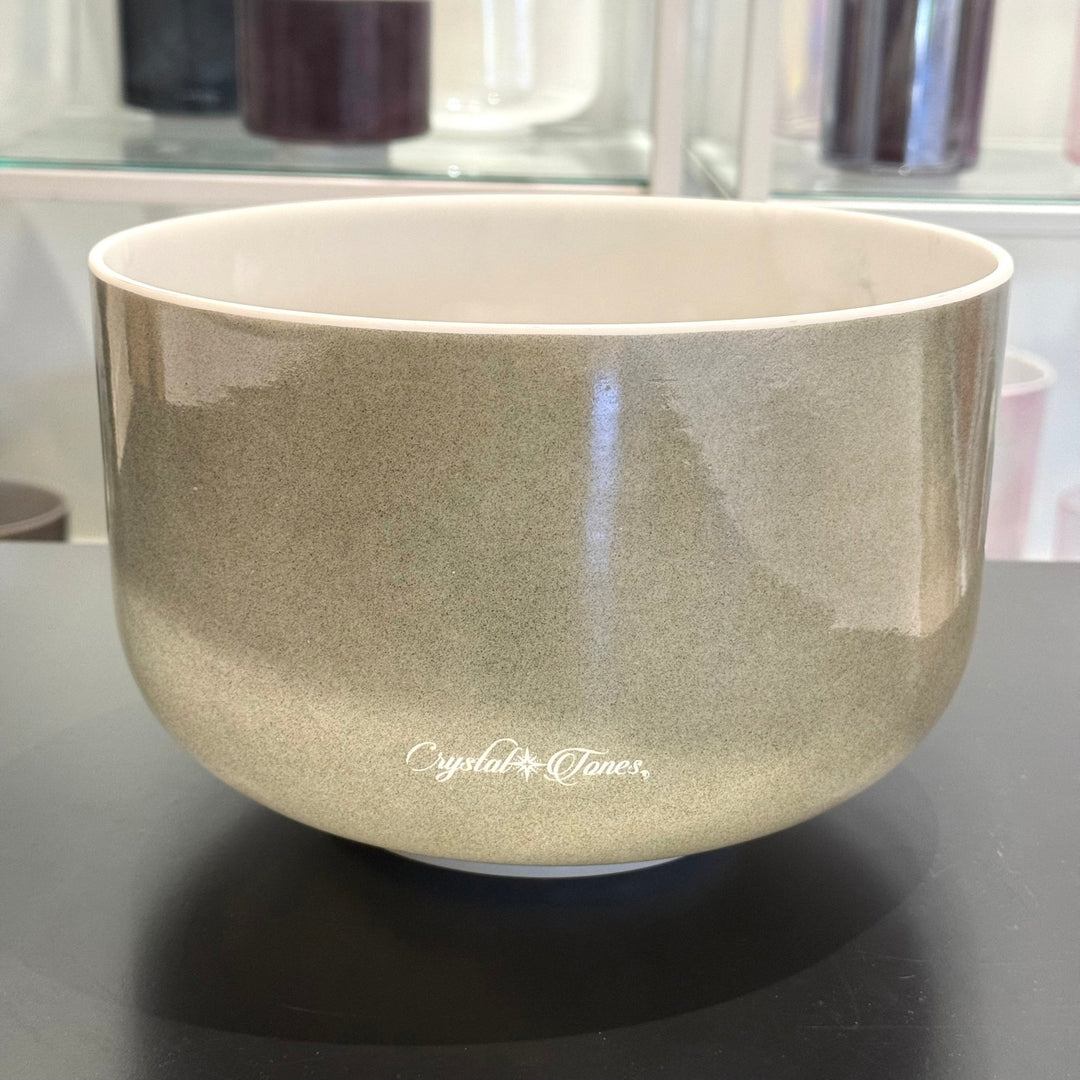 10" A+15 Sage Forest Gold 158752 Crystal Tones® Alchemy Crystal Singing Bowl - Sacred Sound of the Soul