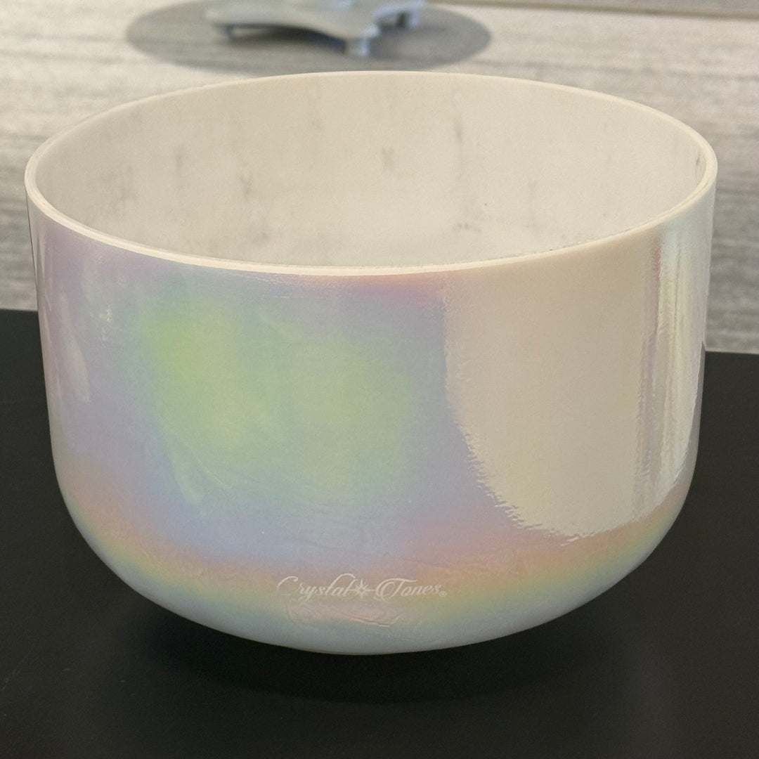 10" A+20 Mother Of Platinum, Ocean Gold (Base) 158666 Crystal Tones® Alchemy Crystal Singing Bowl - Sacred Sound of the Soul