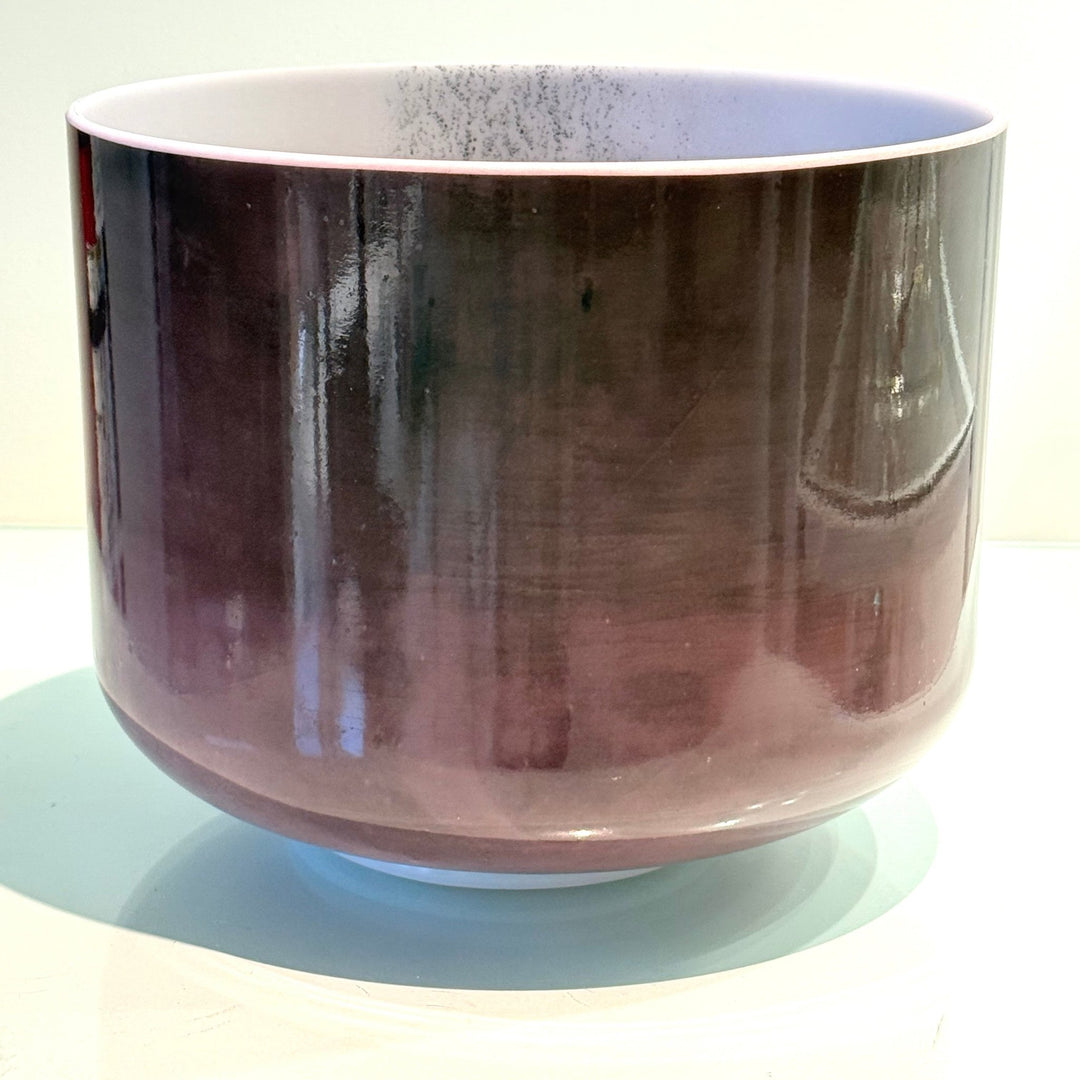 10" A+30 Sugilite, Frosted Inside 146736 Crystal Tones® Alchemy Crystal Singing Bowl - Sacred Sound of the Soul