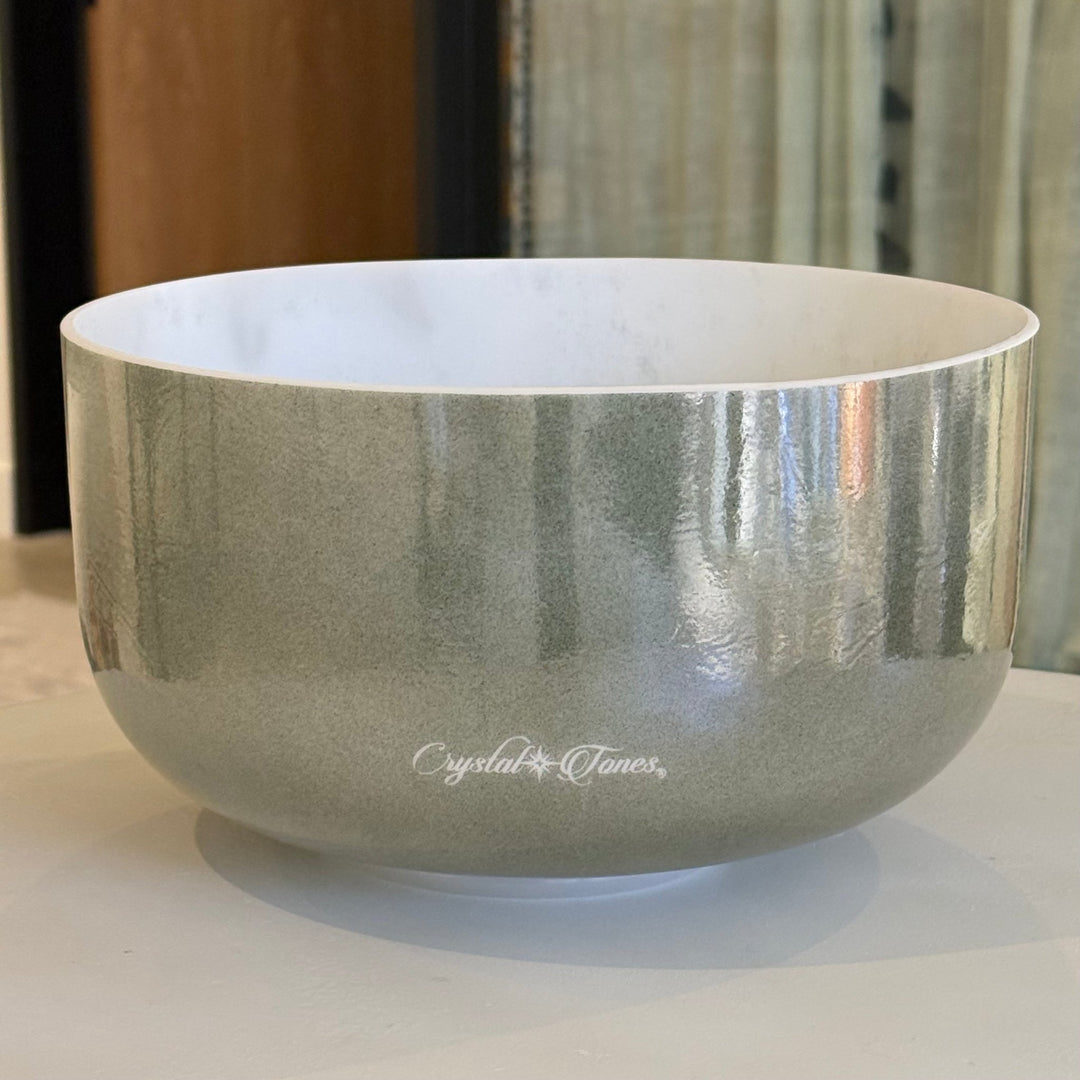 10" A+40 Sage Forest Gold 158345 Crystal Tones® Alchemy Crystal Singing Bowl - Sacred Sound of the Soul