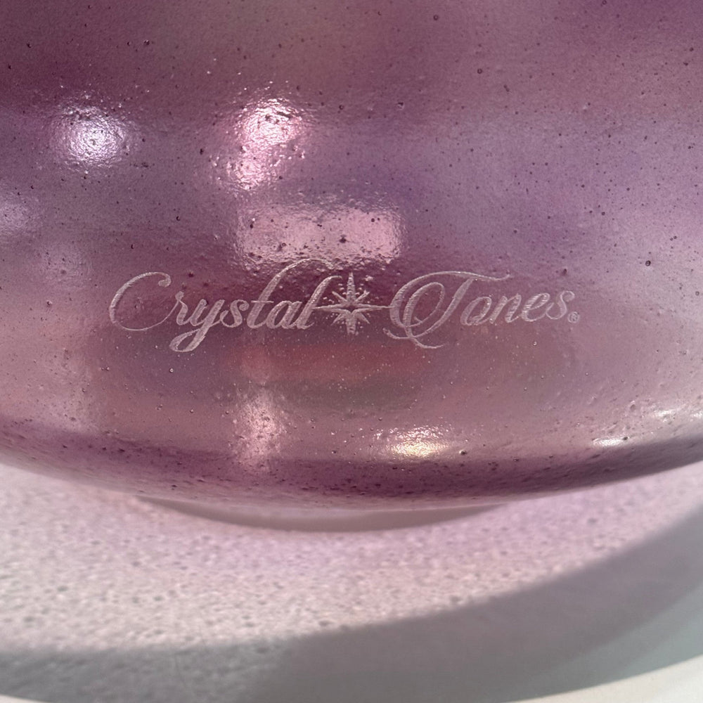 10" B-20 Lavender Aura Gold 153879 Crystal Tones® Alchemy Crystal Singing Bowl - Sacred Sound of the Soul