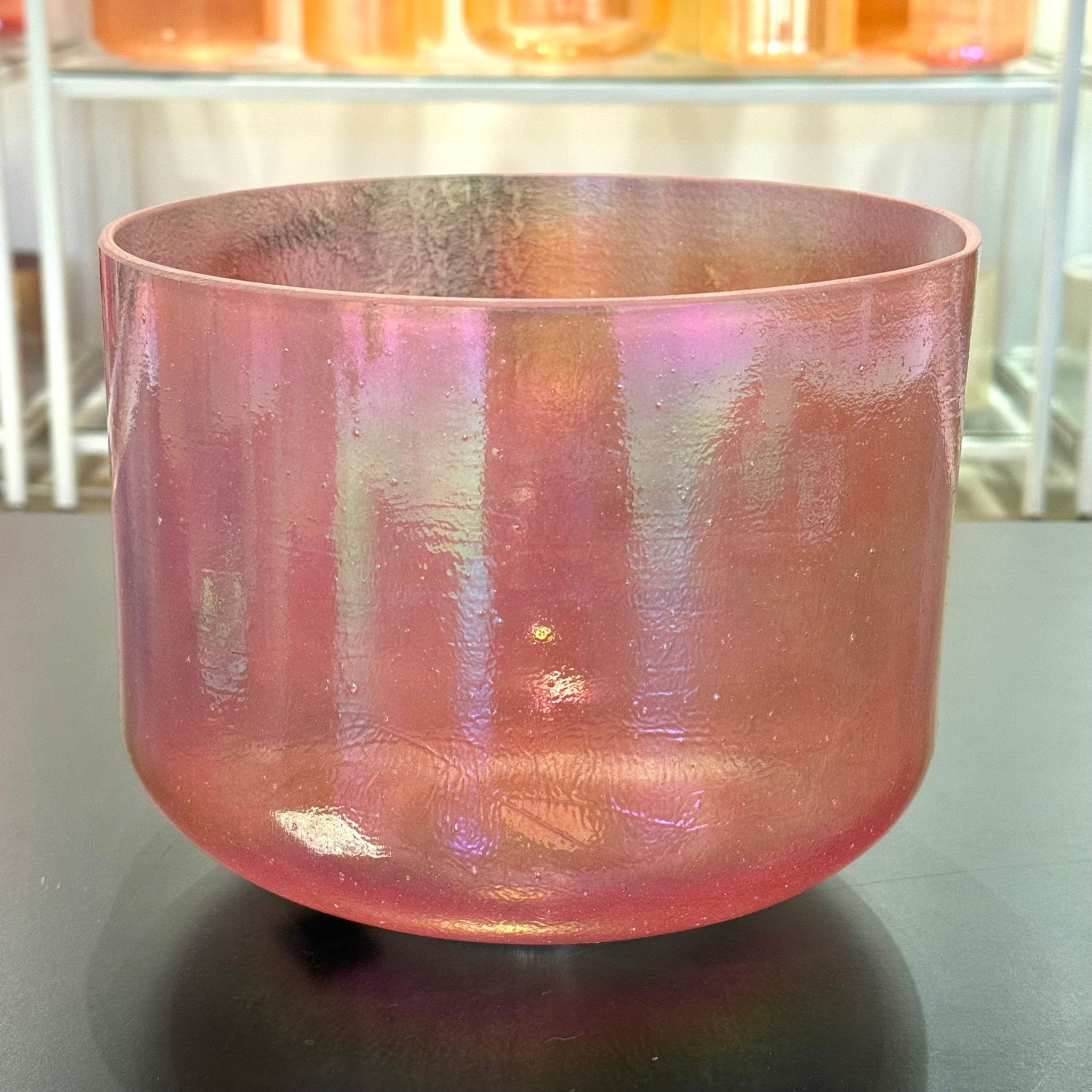 10" B0 Morganite, Platinum 146932 Crystal Tones® Alchemy Crystal Singing Bowl - Sacred Sound of the Soul