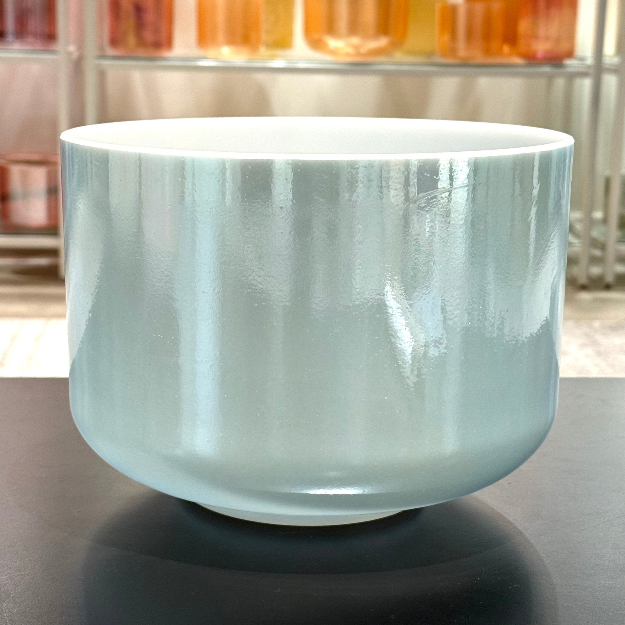 10" B+25 Ocean Gold, Frosted Inside 146992 Crystal Tones® Alchemy Crystal Singing Bowl - Sacred Sound of the Soul