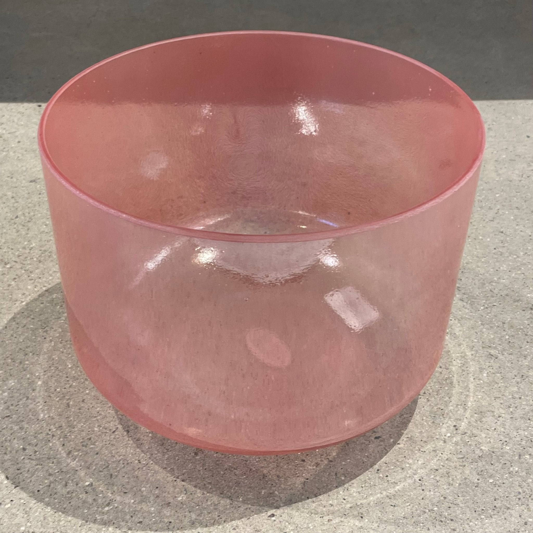 10" B+5 Rose Quartz, Palladium 141335 Crystal Tones® Alchemy Crystal Singing Bowl - Sacred Sound of the Soul