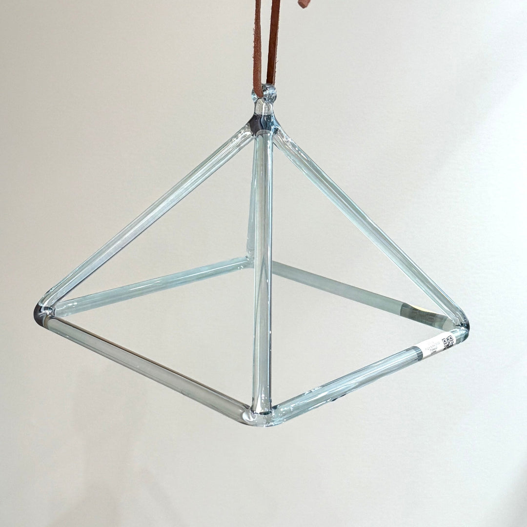10" C-15 Aqua Aura Gold 125991 Crystal Tones® Alchemy Crystal Singing Pyramid - Sacred Sound of the Soul