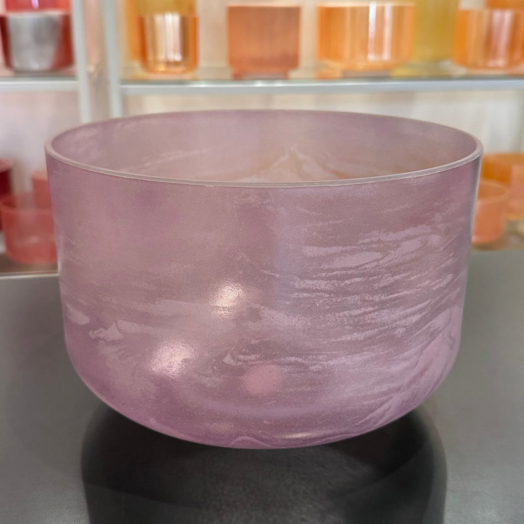 10" C+40 Dead Sea Salt Lavander Aura Gold 138657 Crystal Tones® Alchemy Crystal Singing Bowl - Sacred Sound of the Soul