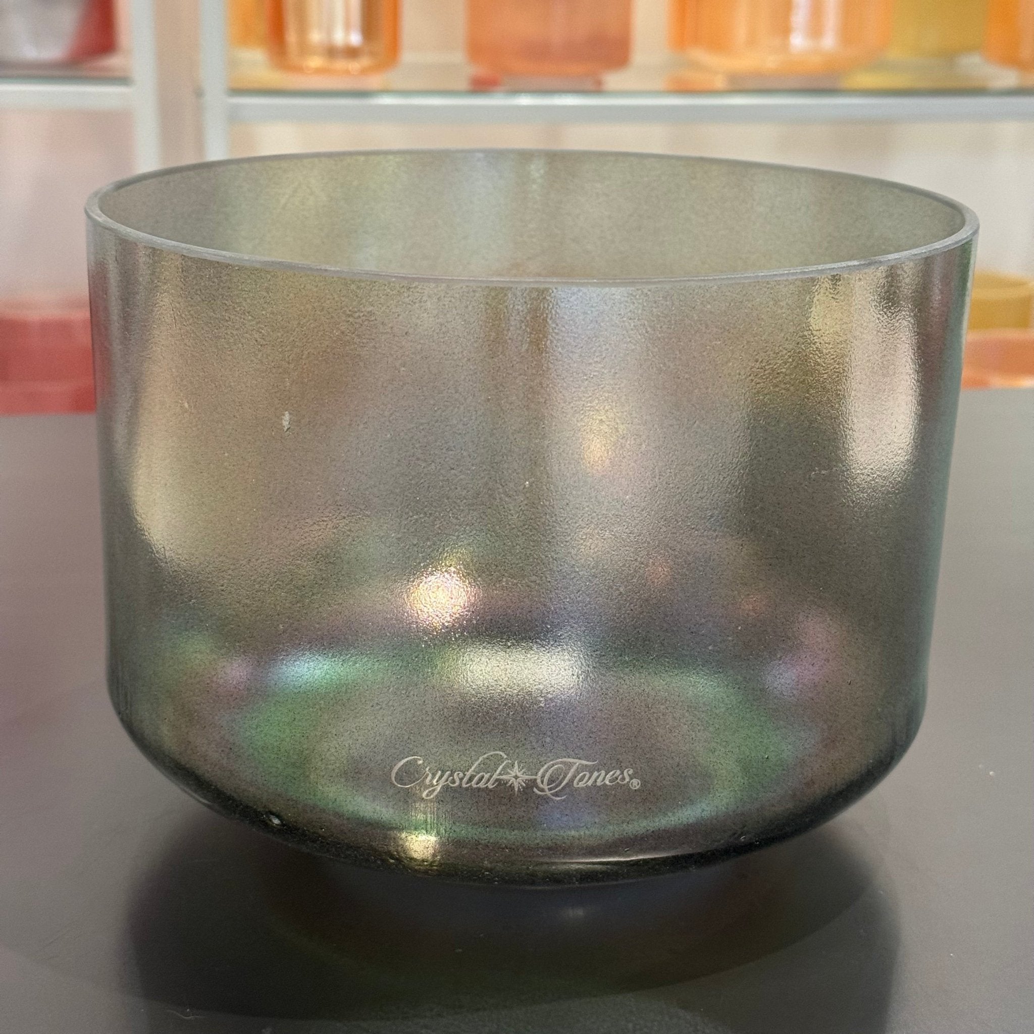 10" C+5 Green Goddess 160432 Crystal Tones® Alchemy Crystal Singing Bowl - Sacred Sound of the Soul