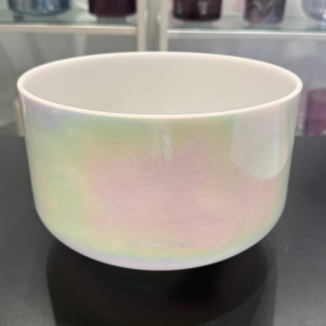 10" D-35 Mother Of Platinum 162886 Crystal Tones® Alchemy Crystal Singing Bowl - Sacred Sound of the Soul