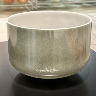 10" D0 Sage Forest Gold 158347 Crystal Tones® Alchemy Crystal Singing Bowl