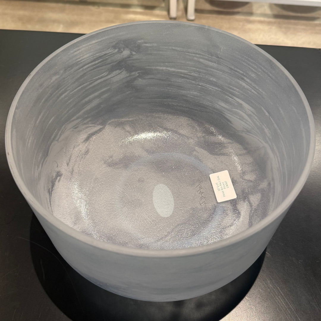 10" E+15 Dead Sea Salt Zeal Point 138560 Crystal Tones® Alchemy Crystal Singing Bowl - Sacred Sound of the Soul