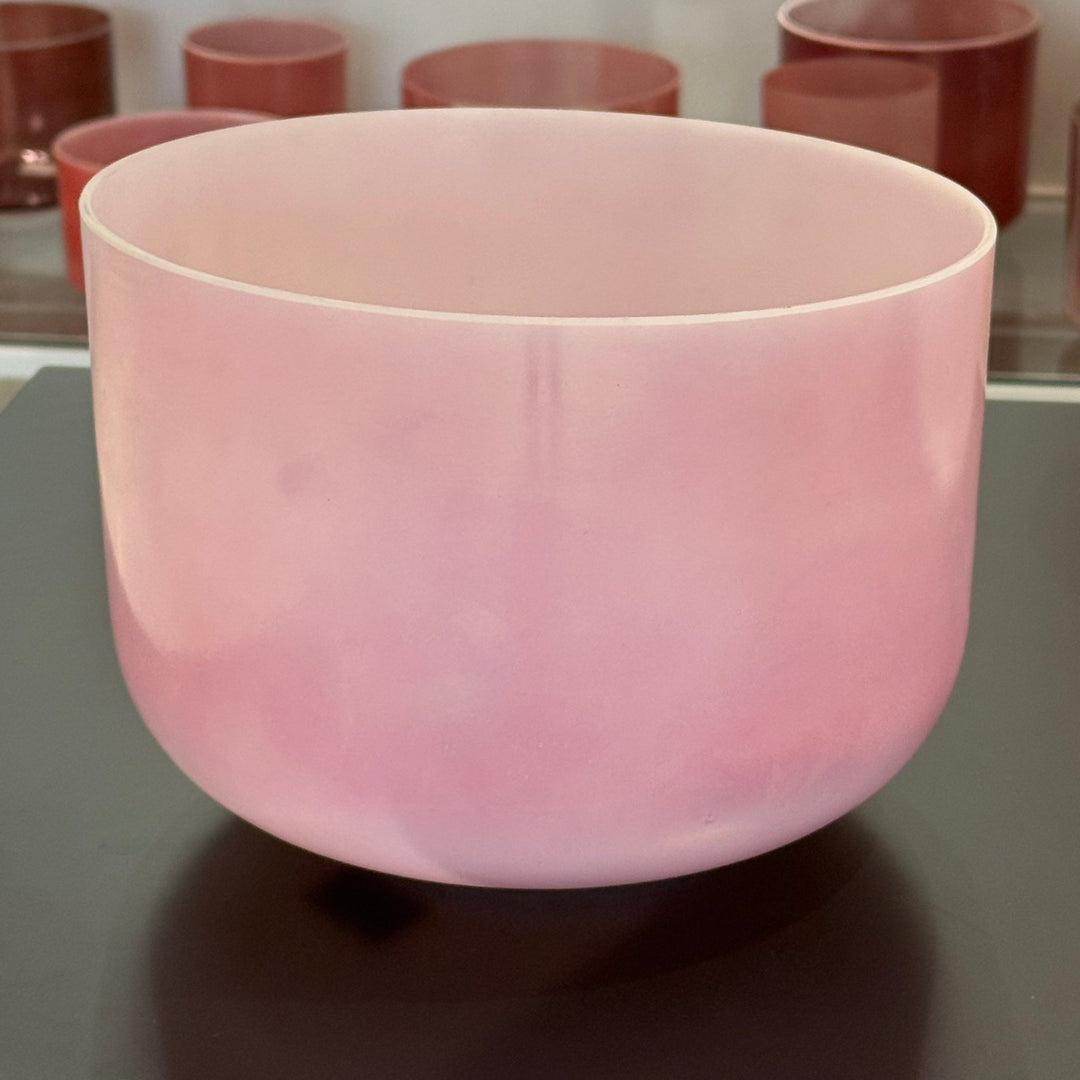 10" F0 Pink Ocean Gold 153603 Crystal Tones® Alchemy Crystal Singing Bowl - Sacred Sound of the Soul