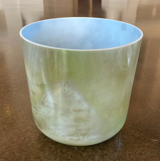 10" F+40 Mt. Shasta Tall Bowl 125713 Crystal Tones® Alchemy Crystal Singing Bowl - Sacred Sound of the Soul