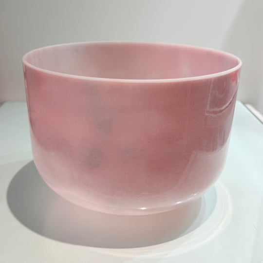 10" F#-5 Rose Quartz Bowl 131631 Crystal Tones®