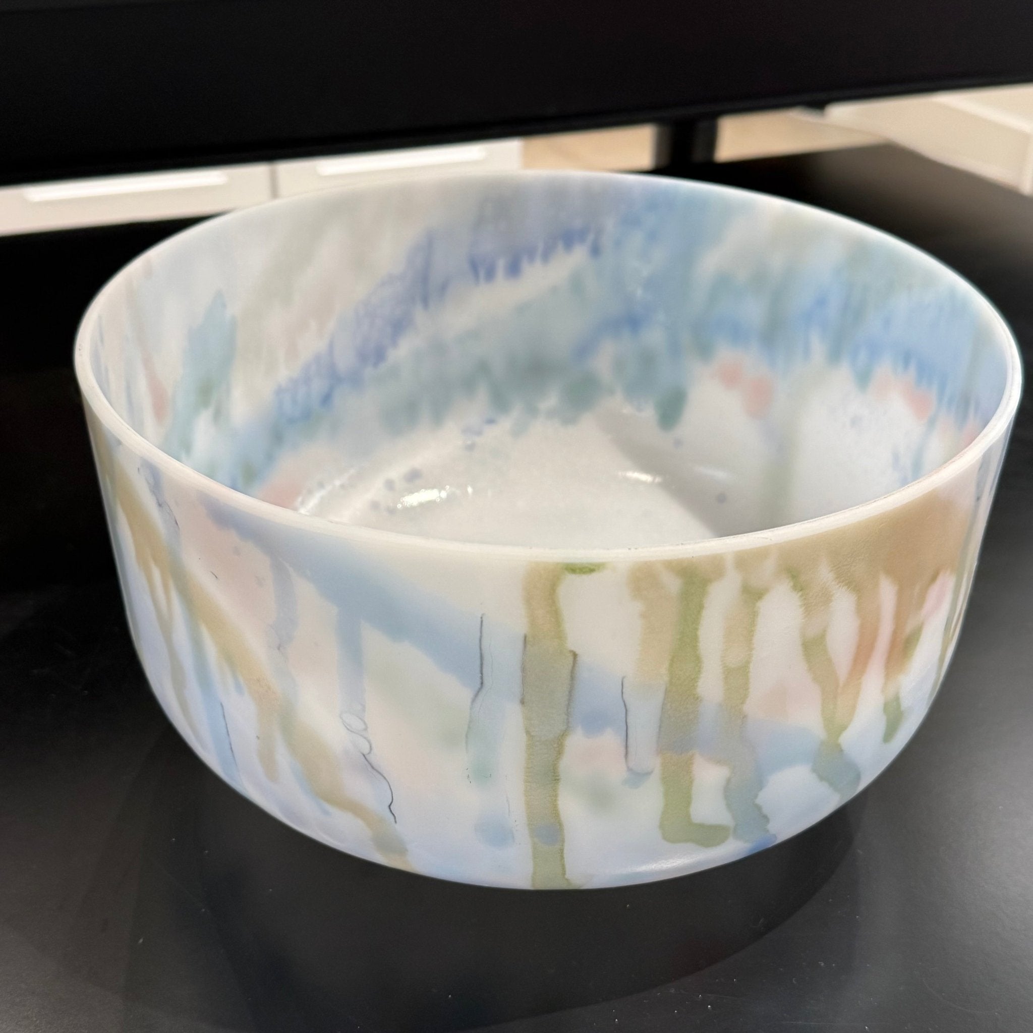 12" A0 Abalone 146640 Crystal Tones® Alchemy Crystal Singing Bowl - Sacred Sound of the Soul