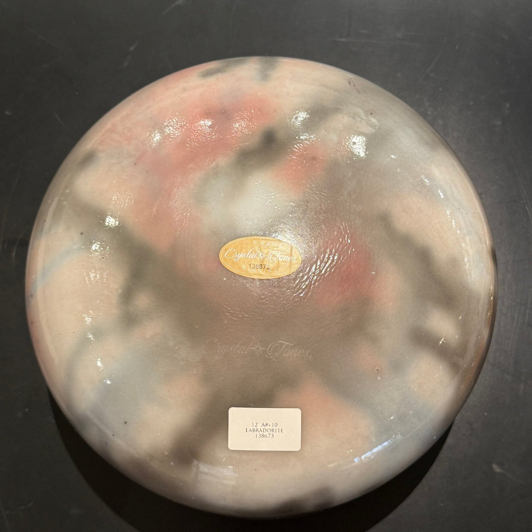 12" A+10 Labradorite 138673 Crystal Tones® Alchemy Crystal Singing Bowl - Sacred Sound of the Soul