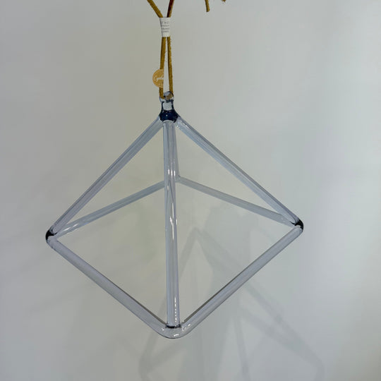12" A+15 Androgynous Indium 159495 Crystal Tones® Alchemy Crystal Singing Pyramid - Sacred Sound of the Soul