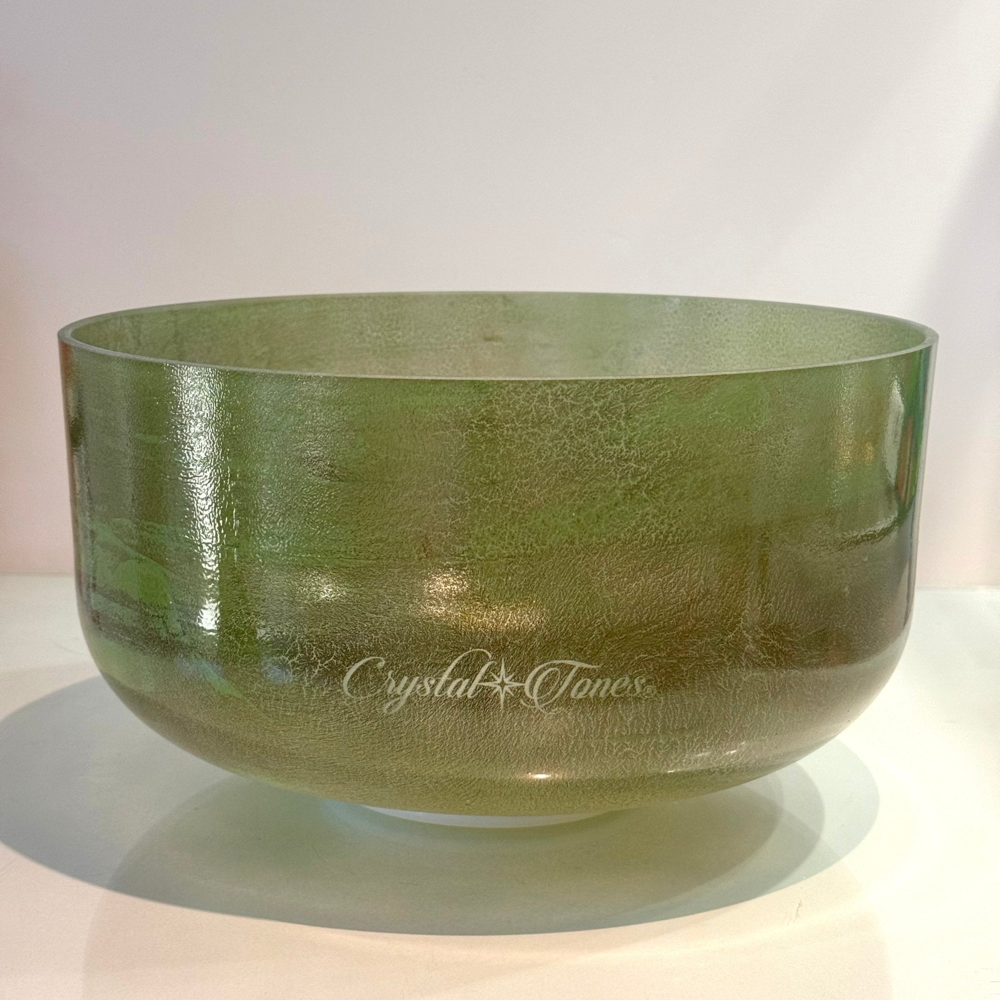12" B+45 Peridot Bowl 133061 Crystal Tones® Alchemy Crystal Singing Bowl - Sacred Sound of the Soul