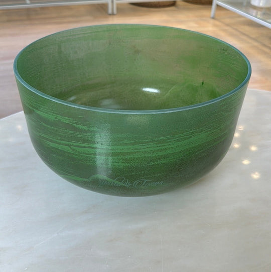 12" C-20 Emerald Bowl 132991 Crystal Tones® Alchemy Crystal Singing Bowl - Sacred Sound of the Soul