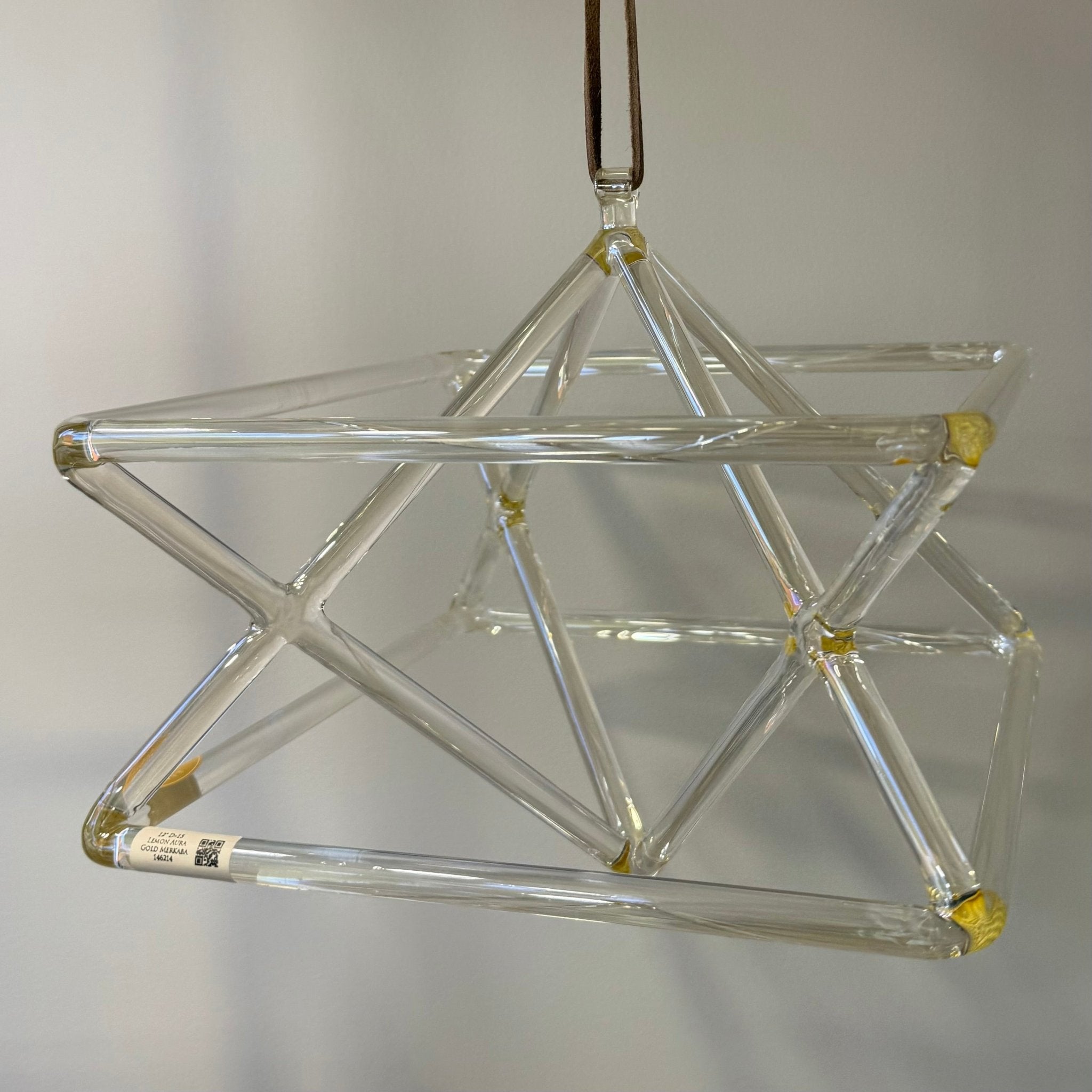 12" D+15 Lemon Aura Gold Merkaba 146214 Crystal Tones® - Sacred Sound of the Soul