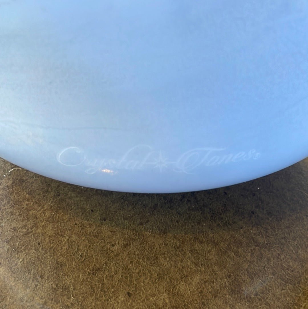 12" D+20 Turquoise Bowl 129881 Crystal Tones® Alchemy Crystal Singing Bowl - Sacred Sound of the Soul