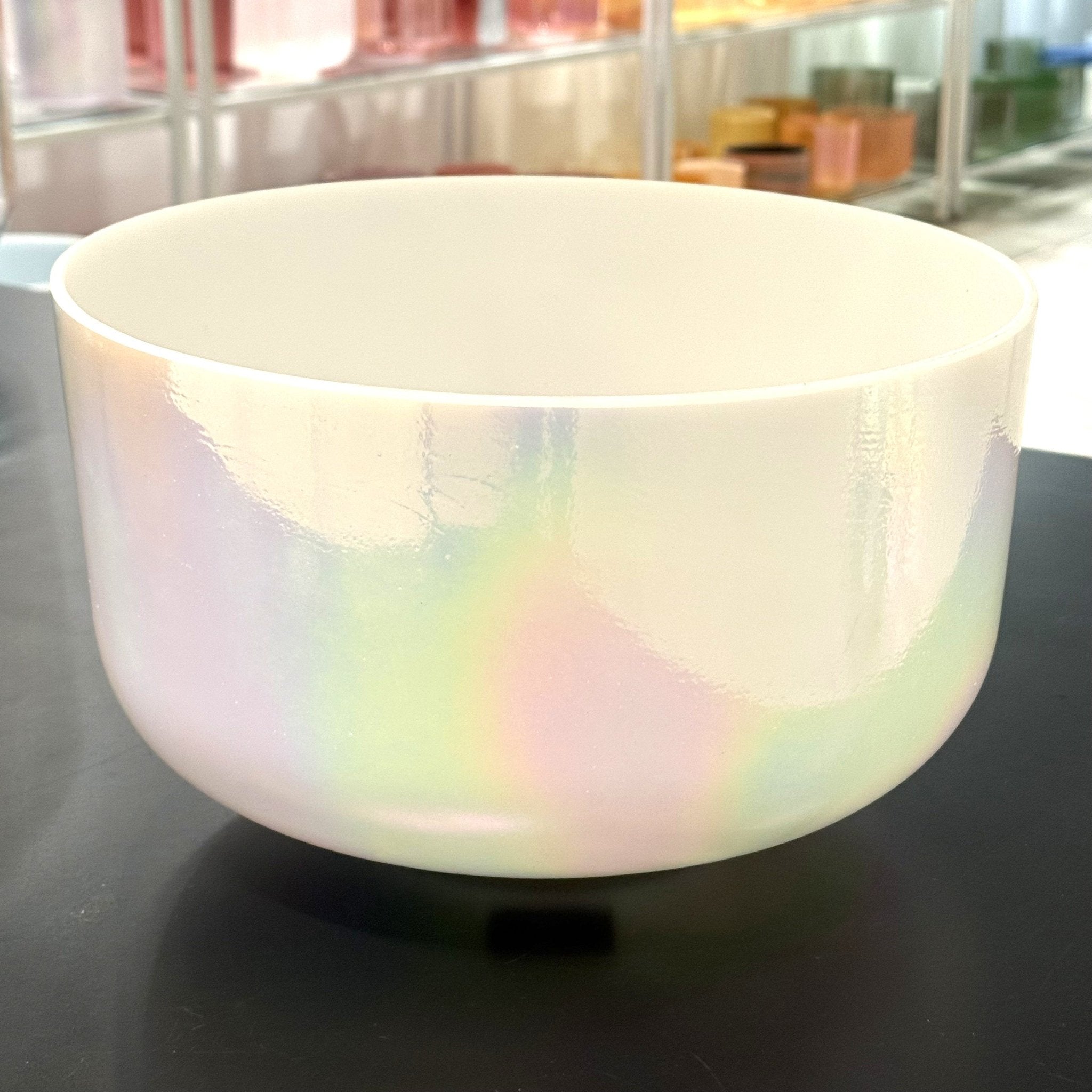 12" E-10 Mother Of Platinum 156023 Crystal Tones® Alchemy Crystal Singing Bowl - Sacred Sound of the Soul