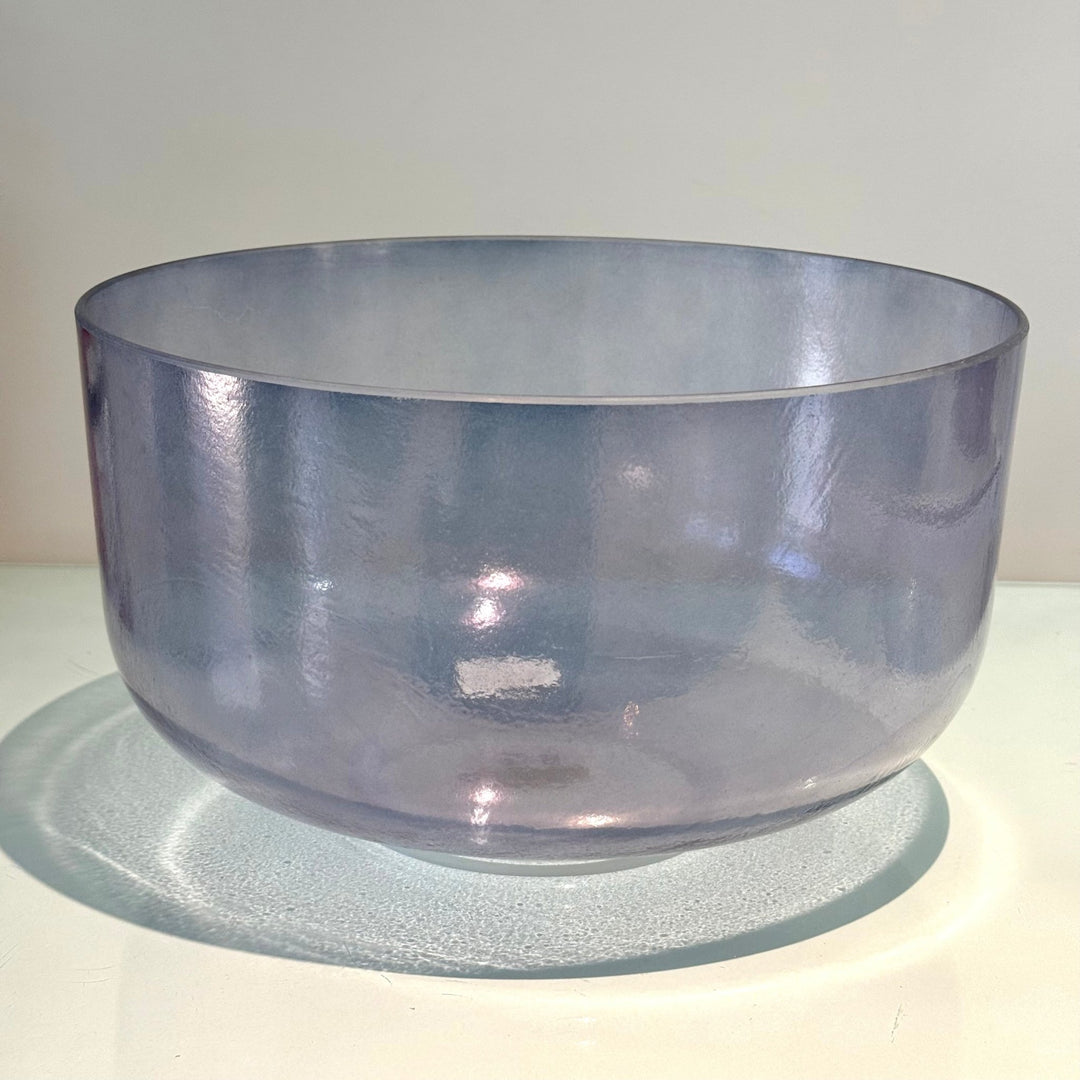12" E-35 Violet Aura Gold, White Light Aura Gold (Inside) 122550 Crystal Tones® Alchemy Crystal Singing Bowl - Sacred Sound of the Soul