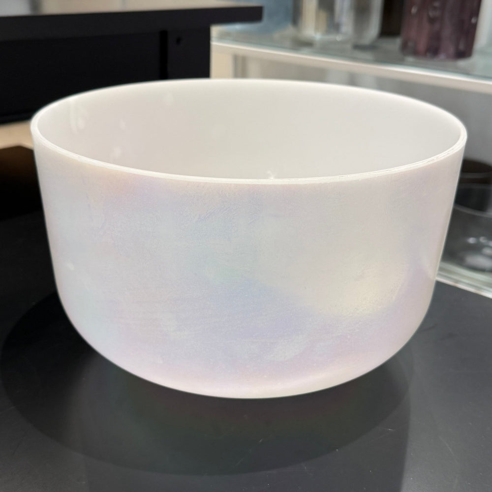 12" F-20 Mother Of Platinum 143545 Crystal Tones® Alchemy Crystal Singing Bowl - Sacred Sound of the Soul