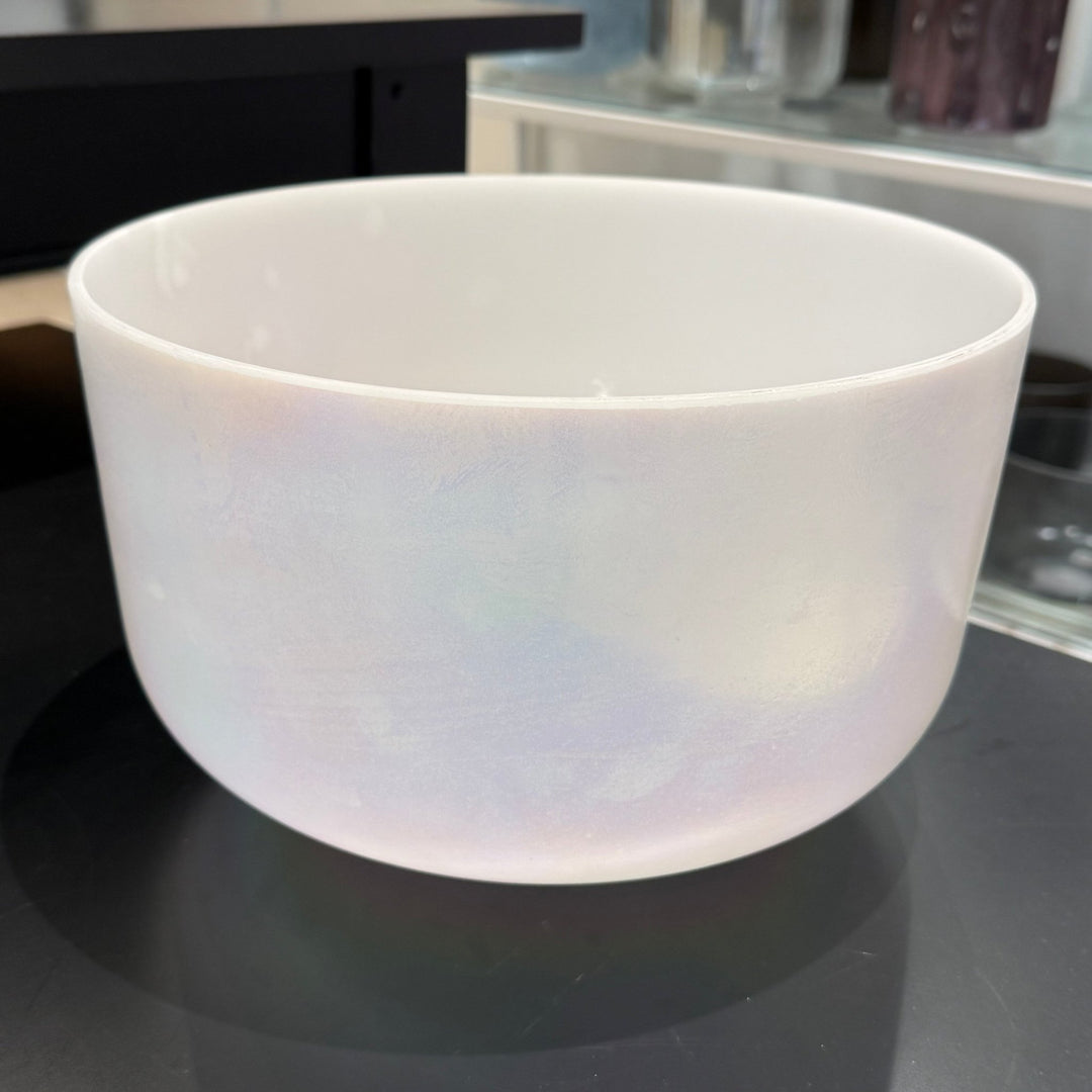 12" F-20 Mother Of Platinum 143545 Crystal Tones® Alchemy Crystal Singing Bowl - Sacred Sound of the Soul