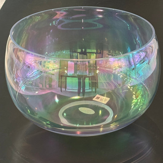12" F+20 Green Goddess 151344 Crystal Tones® Supergrade Temple Crystal Singing Bowl - Sacred Sound of the Soul