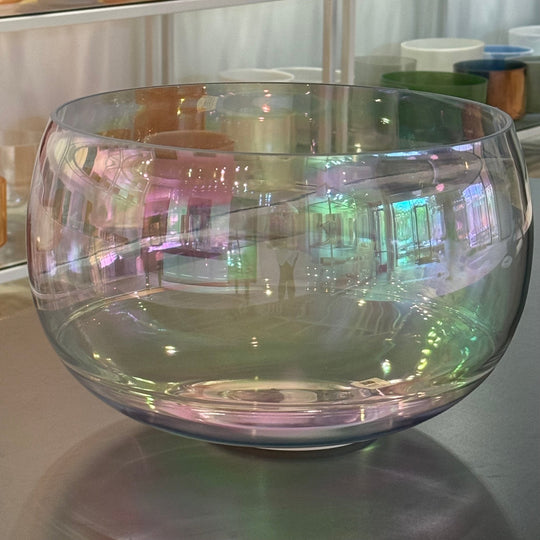 12" F+20 Green Goddess 151344 Crystal Tones® Supergrade Temple Crystal Singing Bowl - Sacred Sound of the Soul