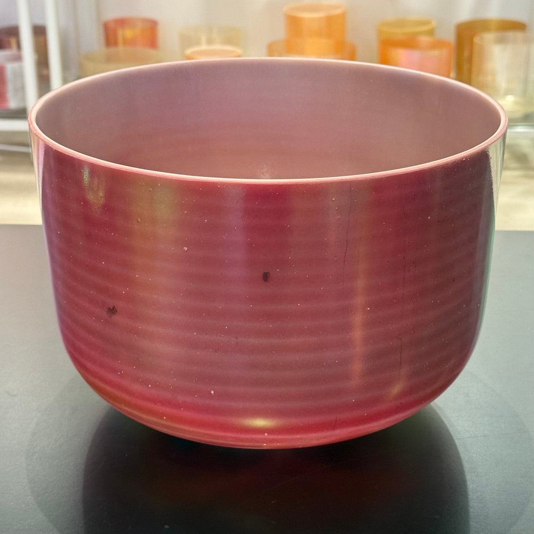 12" F+40 Sugilite, Platinum, Celestial Rings 150665 Crystal Tones® Alchemy Crystal Singing Bowl - Sacred Sound of the Soul
