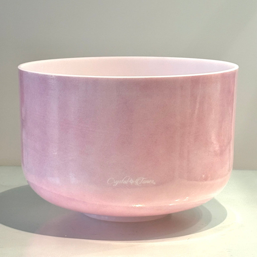 12" G0 Pink Ocean Gold 161083 Crystal Tones® Alchemy Crystal Singing Bowl - Sacred Sound of the Soul