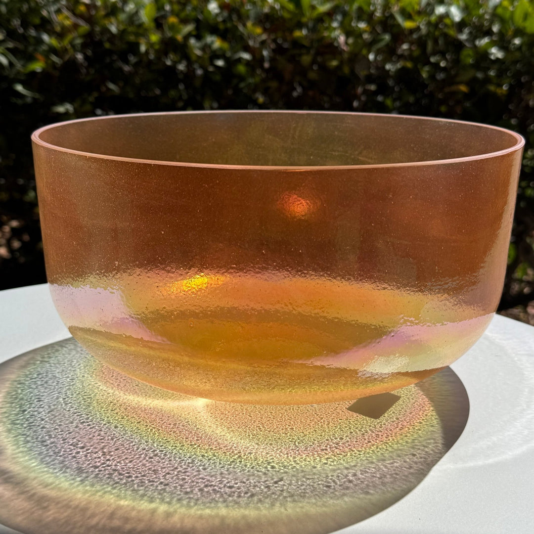 12" G+45 Crone Goddess 146553 Crystal Tones® Alchemy Crystal Singing Bowl - Sacred Sound of the Soul