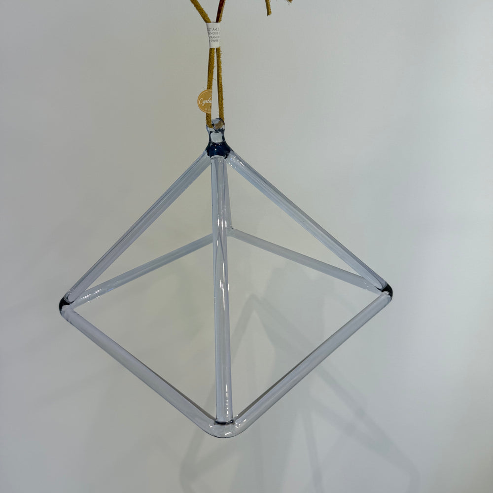 12" A+15 Androgynous Indium 159495 Crystal Tones® Alchemy Crystal Singing Pyramid