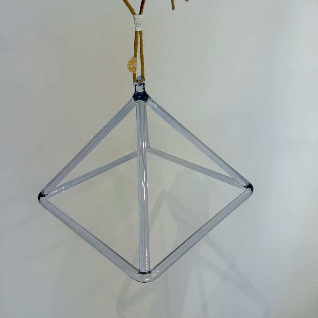 12" A+15 Androgynous Indium 159495 Crystal Tones® Alchemy Crystal Singing Pyramid